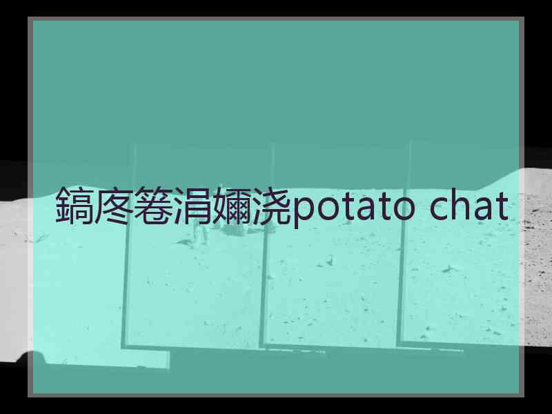 鎬庝箞涓嬭浇potato chat