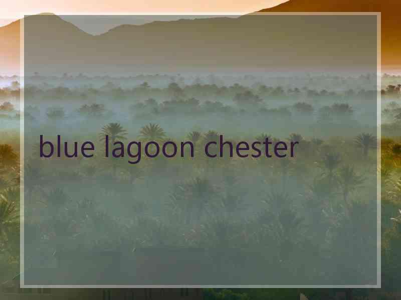 blue lagoon chester
